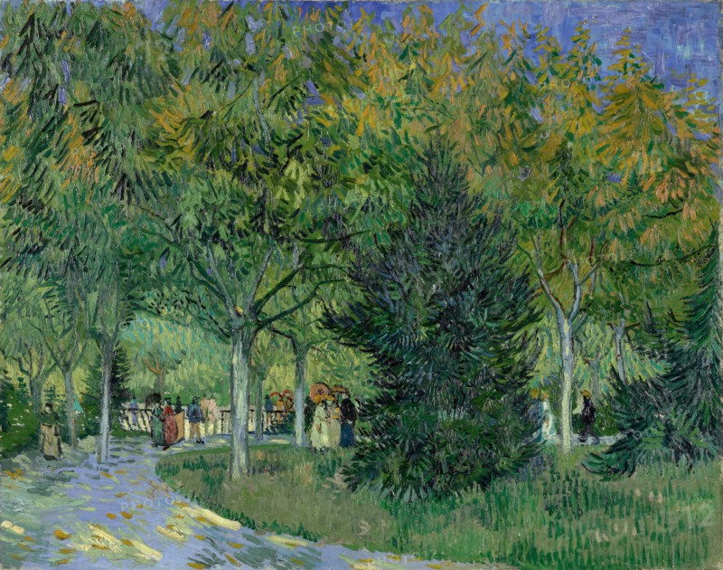 Path in the Park of Arles, 1888.