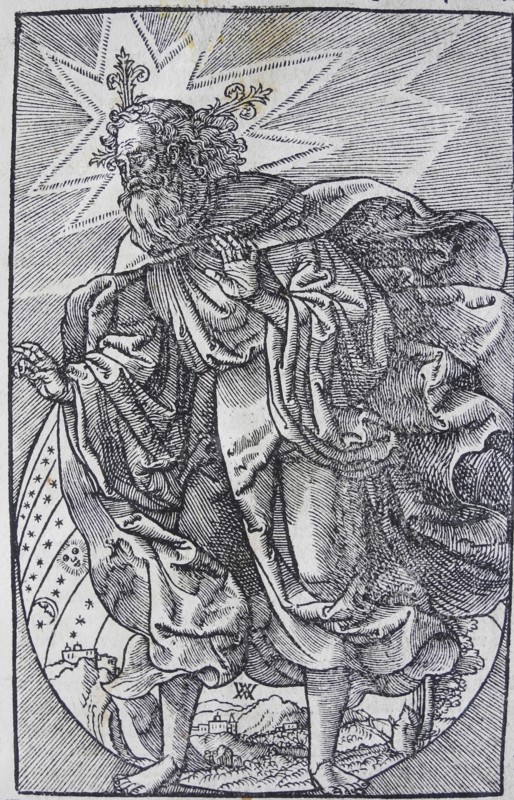 The Creation of the World, from the "Worms Bible", 1529.