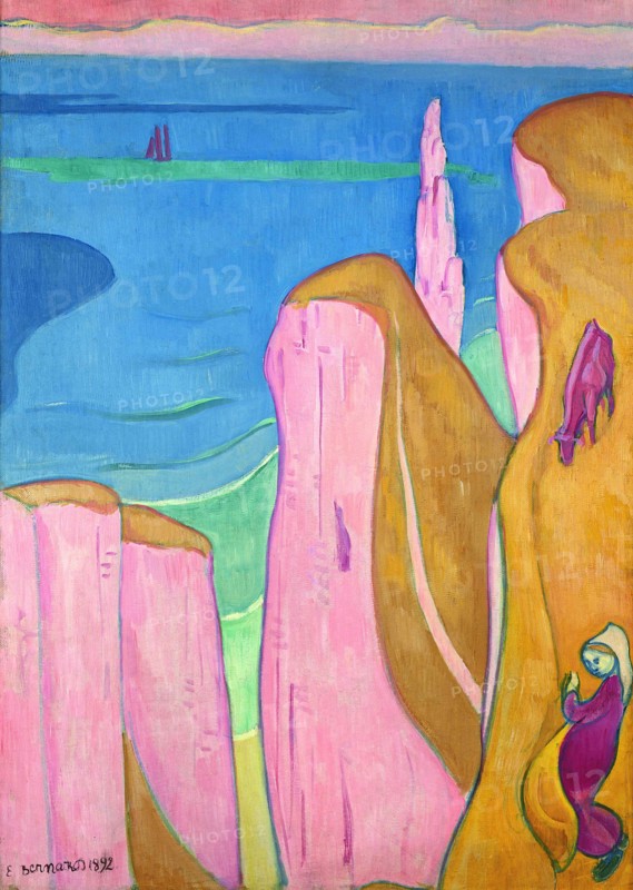 Les Falaises d'Yport , 1892.