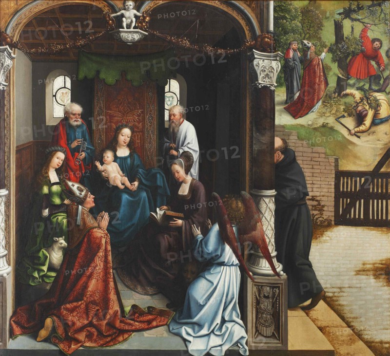 Virgin and Child adored by Saint Martin, 1514.