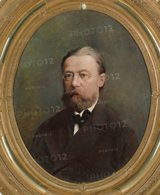 Portrait of the composer Bedrich Smetana.