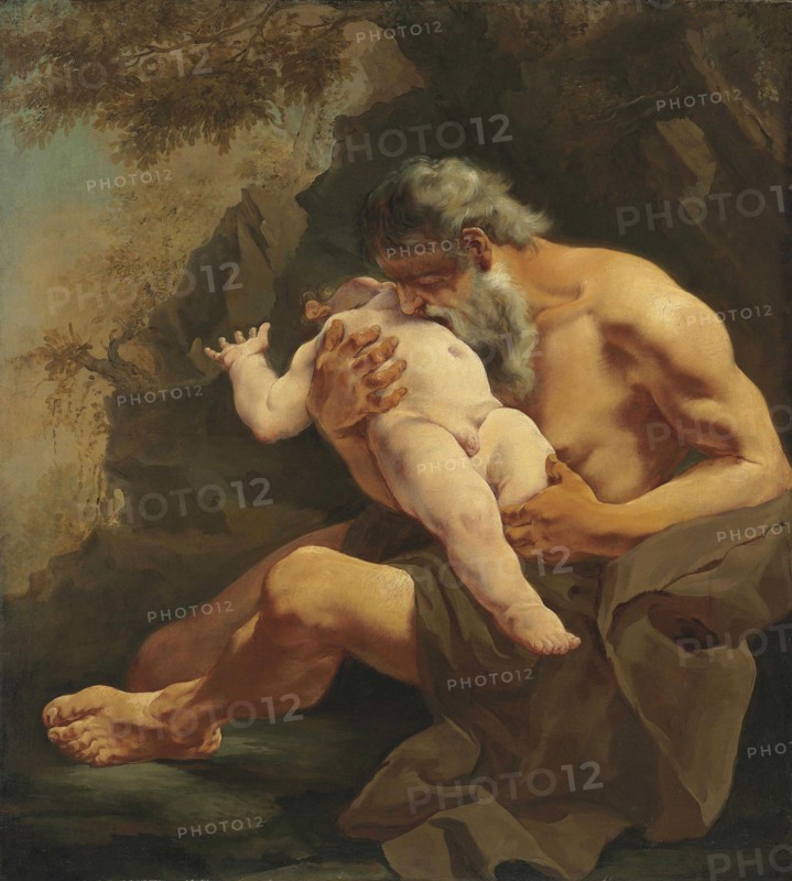 Saturn devouring his son.