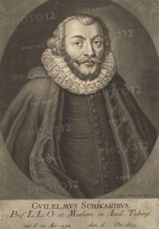 Portrait of Wilhelm Schickard (1592-1635).