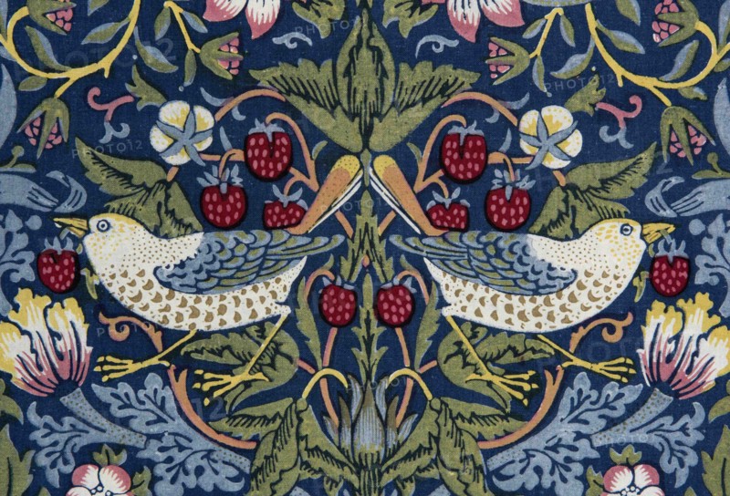 Decorative fabric, 1883.