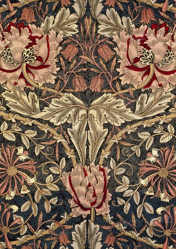 Decorative fabric, 1876-1890.