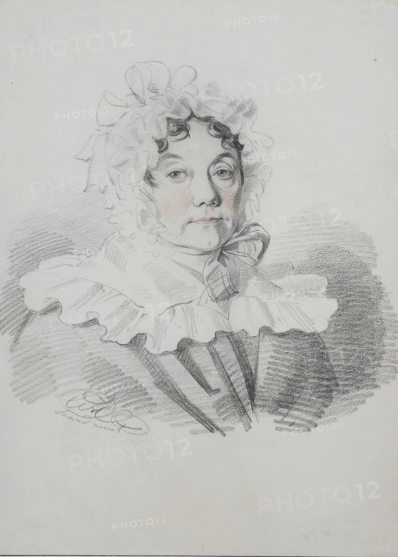 Portrait of Maria Ivanovna Rimskaya-Korsakova, née Naumova (1764-1832), 1820s.