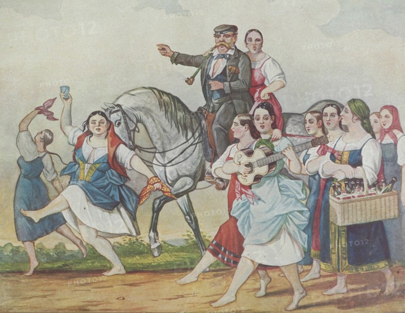 Landlord and his Harem, 1830-1840s.