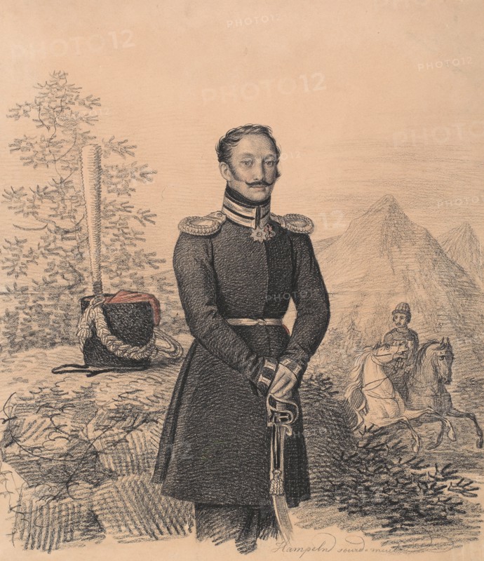 Portrait of Fyodor Alexandrovich Bekovich-Cherkassky (1791-1833), 1822.