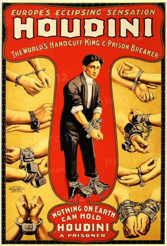 Harry Houdini, c. 1906.