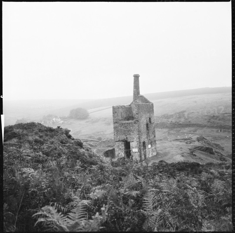 Wheal Betsy pumping engine house, Mary Tavy, Devon, 1967