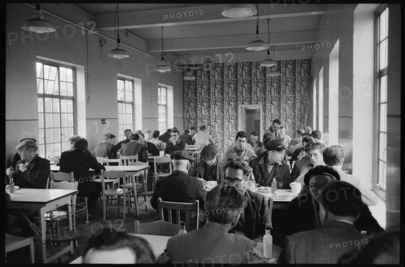 Works canteen, Wear Flint Glass Works, Alfred Street, Millfield, Sunderland, 1961