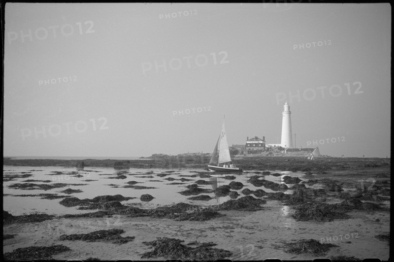 St Mary's Lighthouse, St Mary's Island, near Whitley Bay, North Tyneside, c1955-c1980