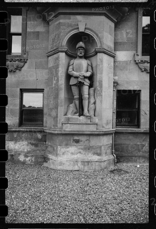 Statue of a knight, Netherby Hall, Arthuret, Cumbria, c1955-c1980