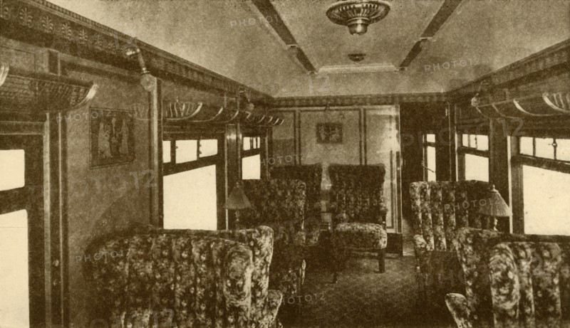 Interior of Pullman Car, "Marjorie", Southern Railway', 1930.