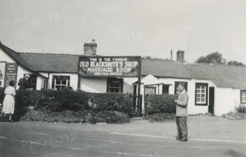 Old Blacksmith's Shop and Marriage Room, Gretna Green, Scotland, 1940s?