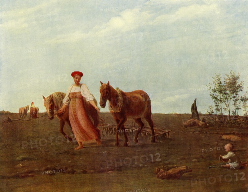 In the Ploughed Field. Spring', 1820s, (1965).