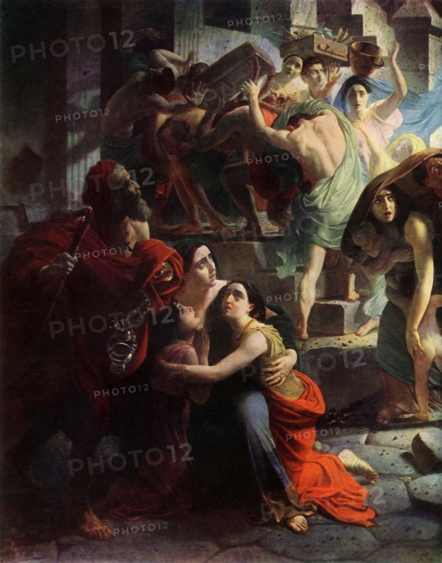 'The Last Day of Pompeii', 1833, detail, (1965).  Creator: Karl Briullov.