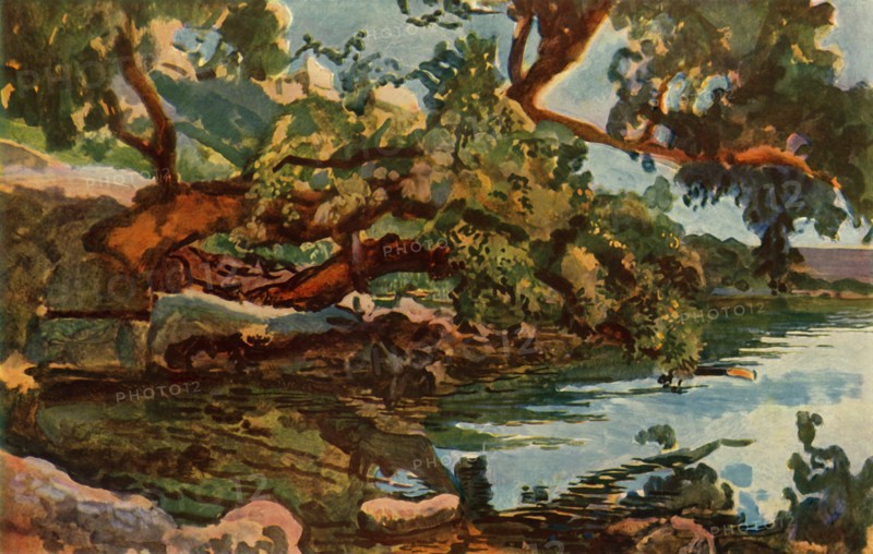 Lake Nemi', 1830s? (1965).
