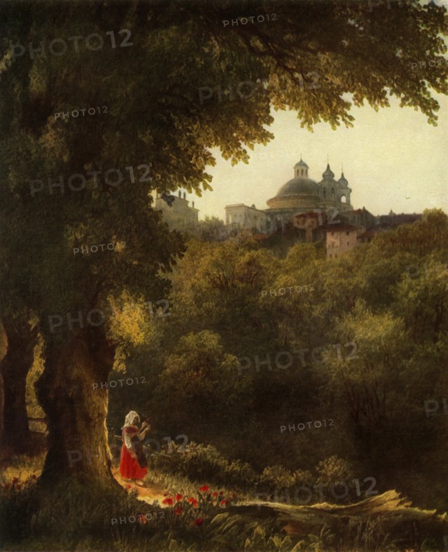 View of Arricio near Rome', 1830s, (1965).