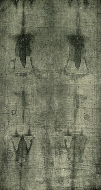 The Holy Shroud - Imprint of the Body Seen From Behind', 1902.
