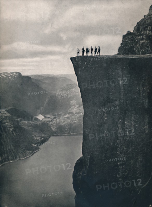 The Pulpit in Lysefjord', 1914.