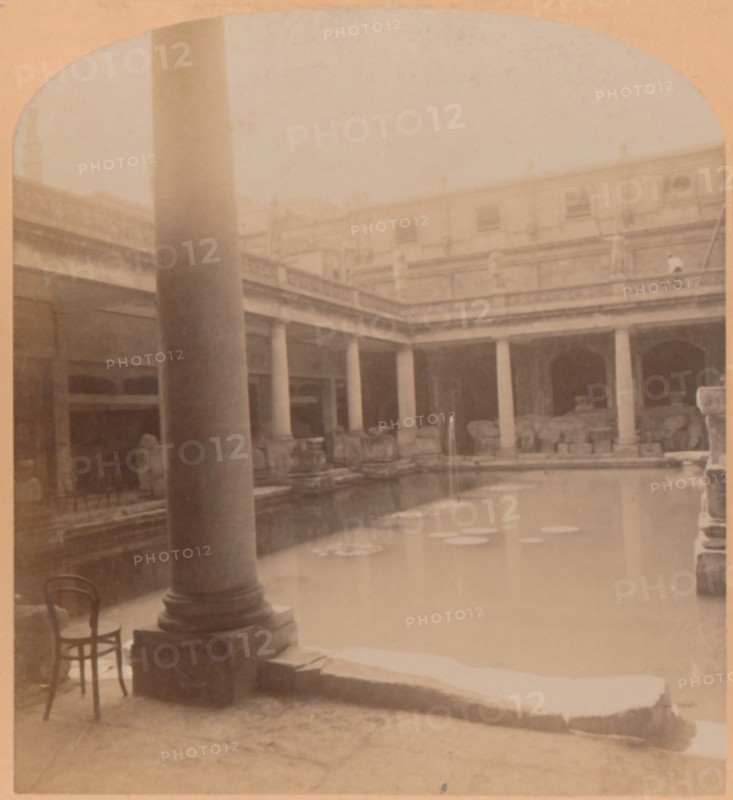The old Roman Bath, Bath, England', 1900.