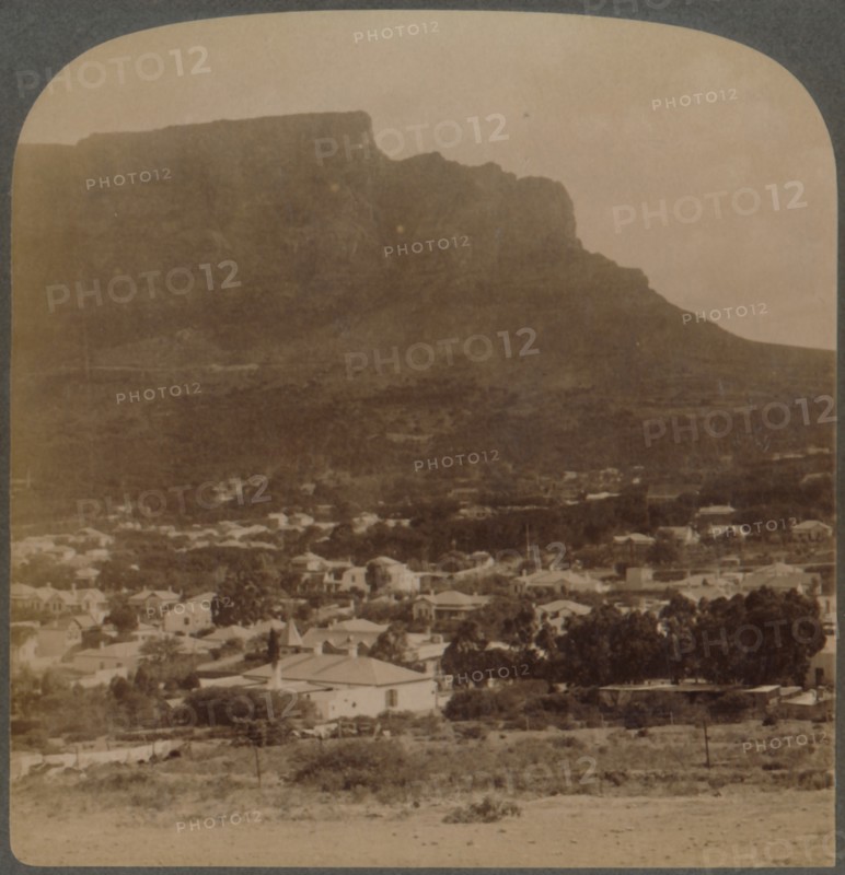 Cape Town and Table Mountain, west from foot of Signal Hill, South Africa', 1902.
