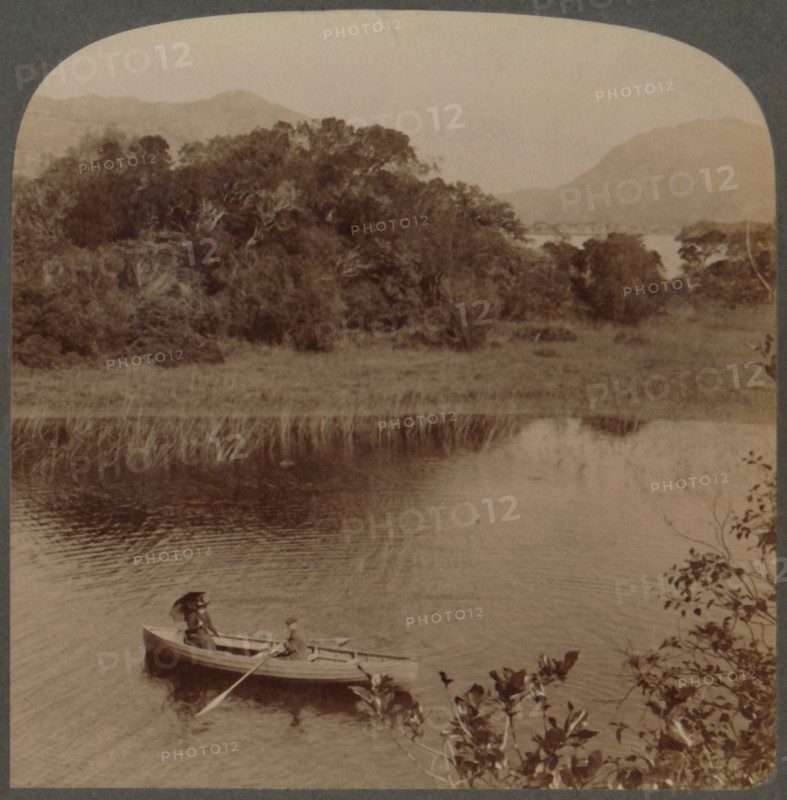 On the Upper Lake of pretty Killarney, Ireland', 1901.