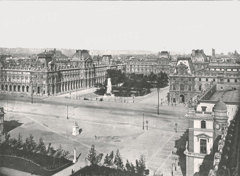 The Louvre, Paris, France, 1895.