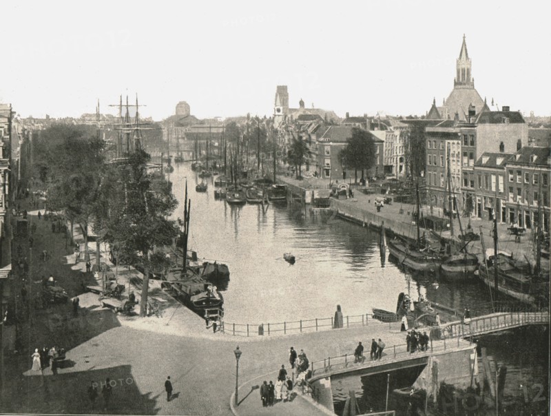 View of Rotterdam, Netherlands, 1895.
