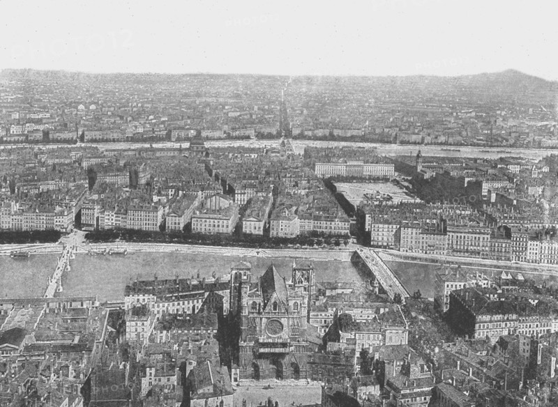 General view, Lyons, France, 1895.