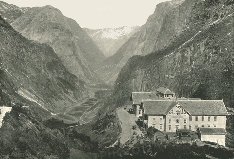 The Valley and Hotel, Stalheim, Norway, 1895.