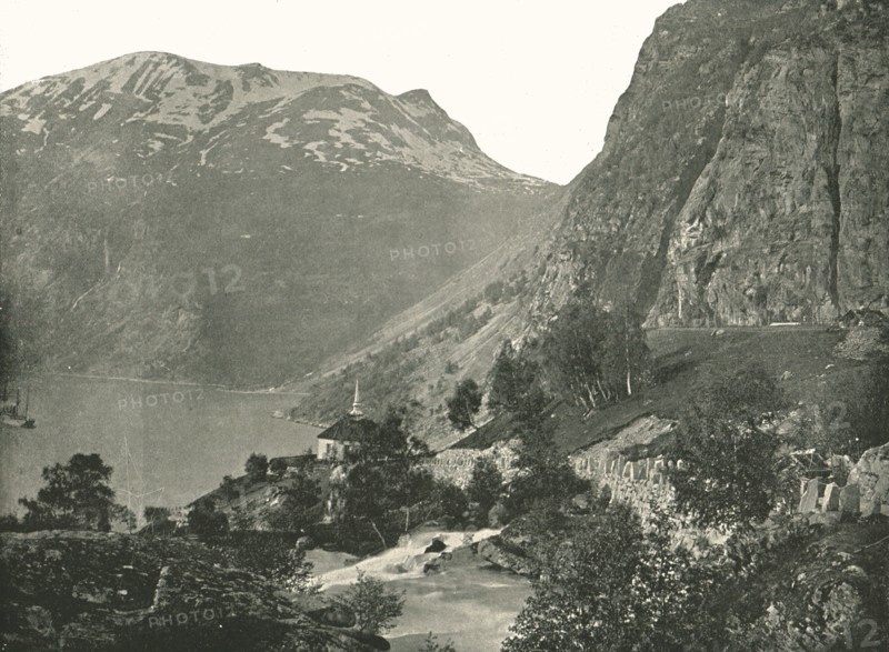 Merok, on the Geirangerfjord, Norway, 1895.