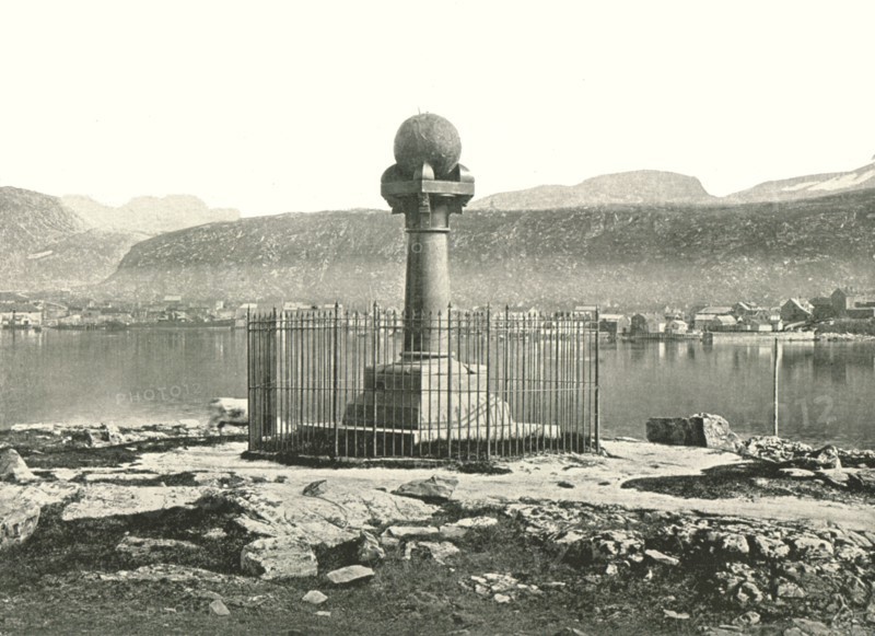 The Meridian Column, Hammerfest, Norway, 1895.