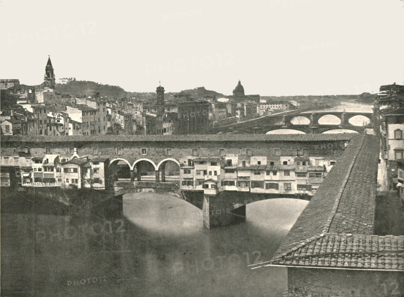 The Ponte Vecchio, Florence, Italy, 1895.
