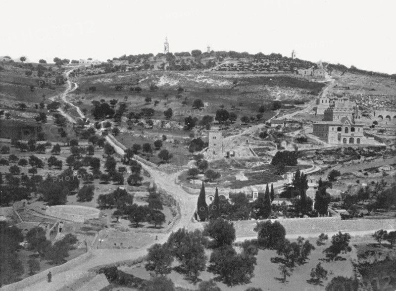Mount of Olives, Jerusalem, Palestine, 1895.