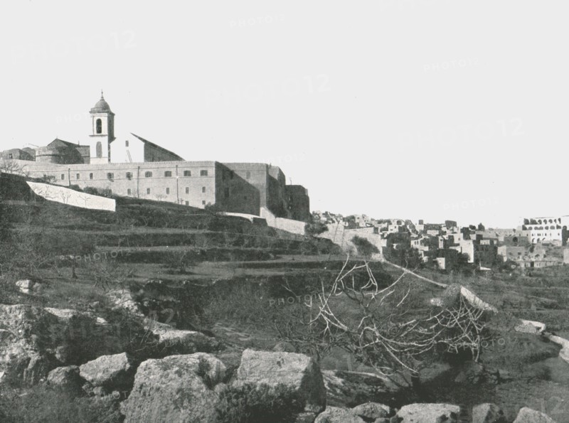 The Church of the Nativity, Bethlehem, Palestine, 1895.