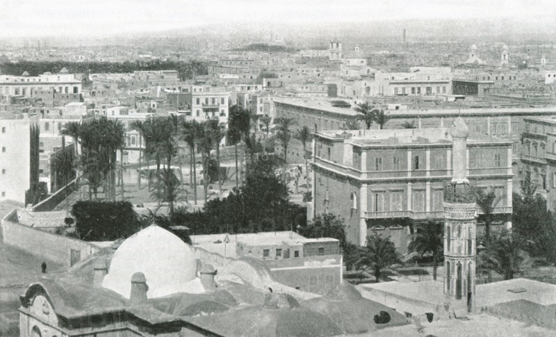 View of the city of Alexandria, Egypt, 1895.