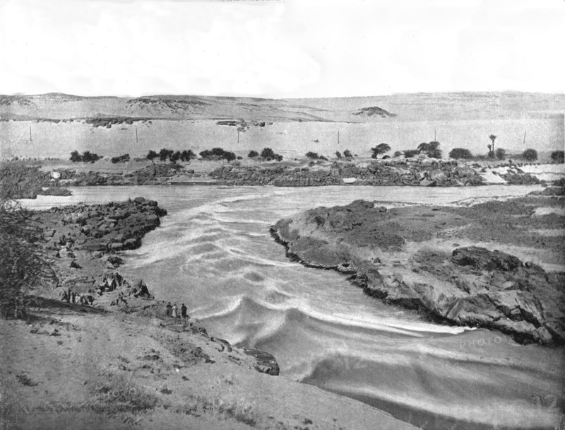 The first cataract of the Nile, Aswan, Egypt, 1895.