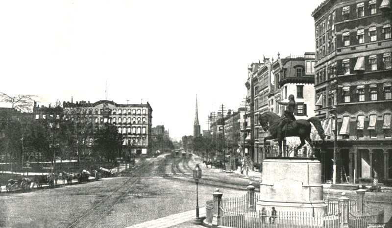 Union Square, New York, USA, 1895.