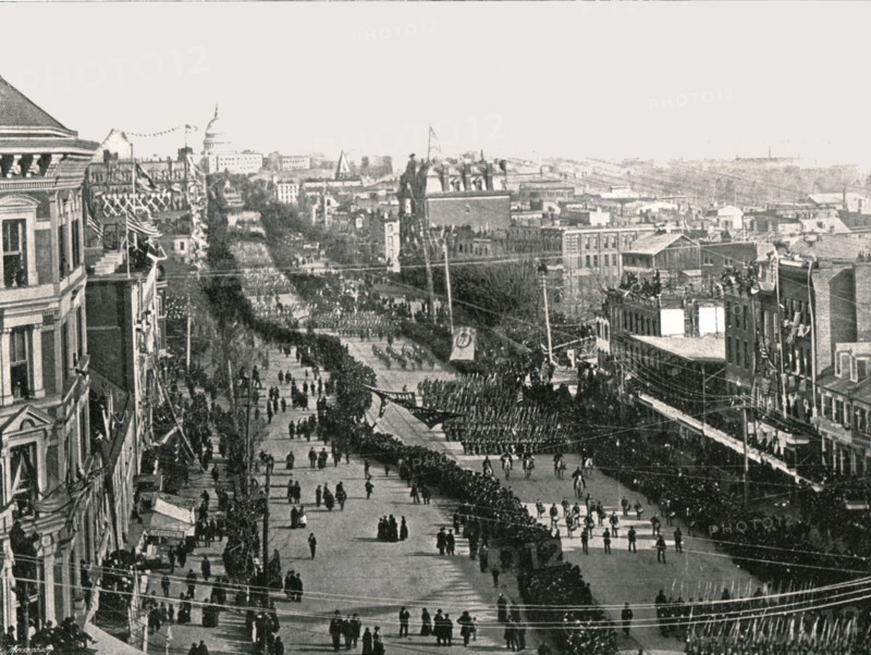 A fete day in the American capital, Washington DC, USA, 1895.