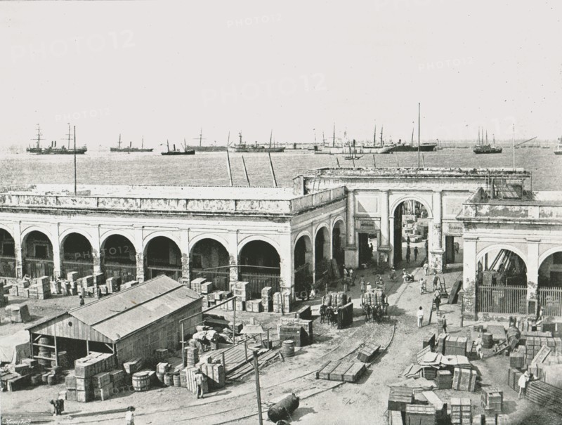 The Custom House, Veracruz, Mexico, 1895.