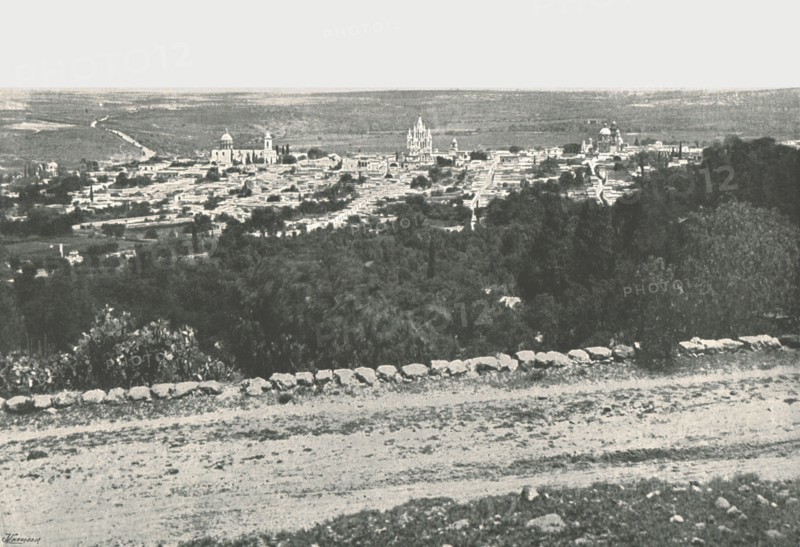 Panorama of the city, San Miguel de Allende, Mexico, 1895.