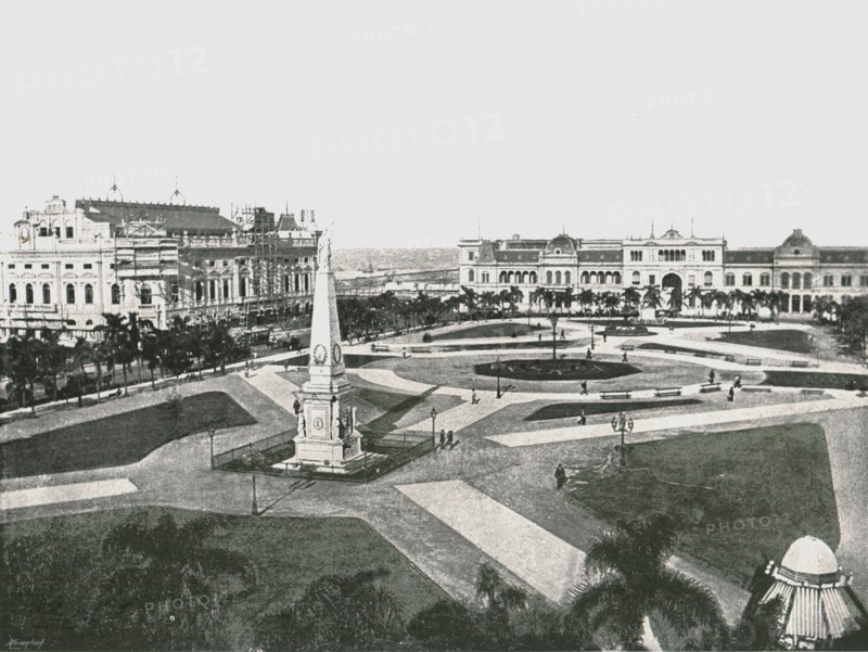 Plaza de la Victoria, Buenos Aires, Argentina, 1895.