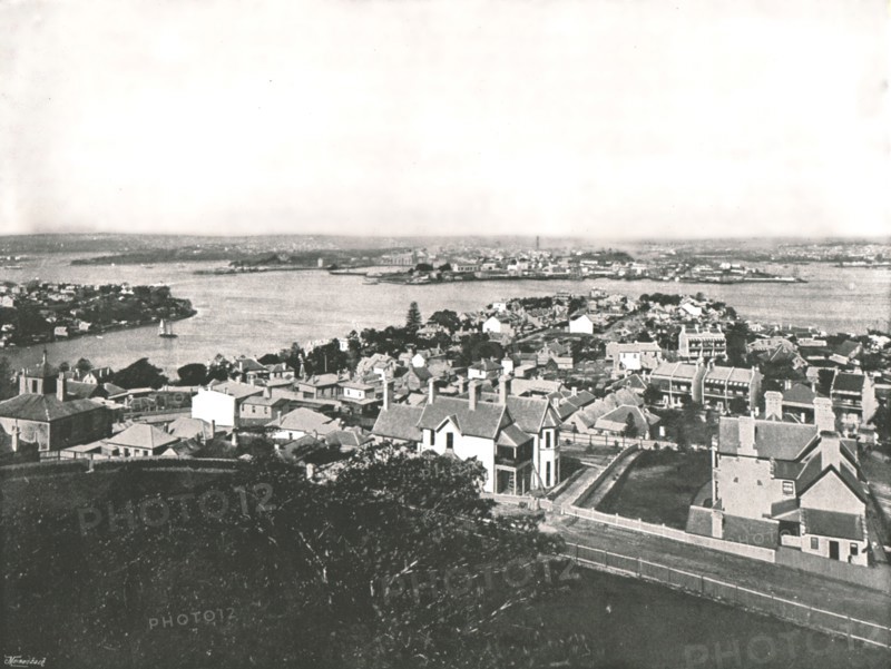 View from the North Shore, Sydney, Australia, 1895.