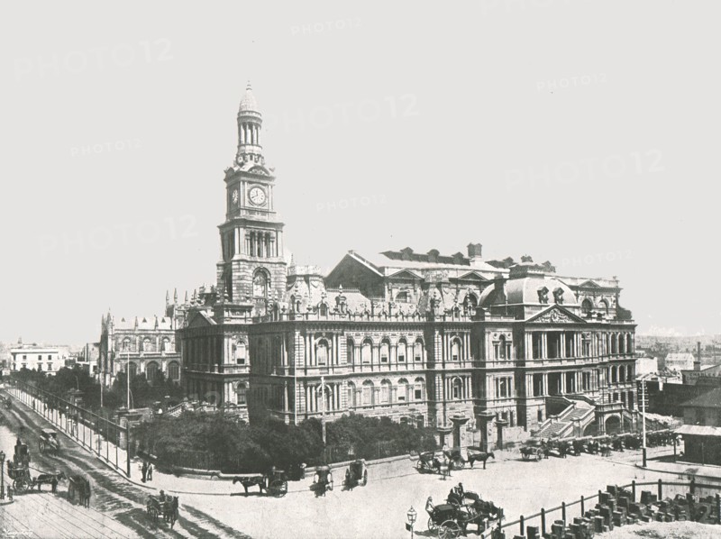 The New Town Hall', Sydney, Australia, 1895.