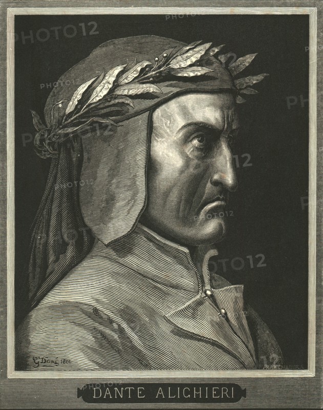 Portrait of Dante Alighieri, (c1890).