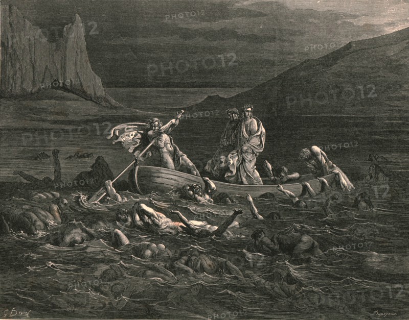 Soon as both embark'd, cutting the waves', c1890.