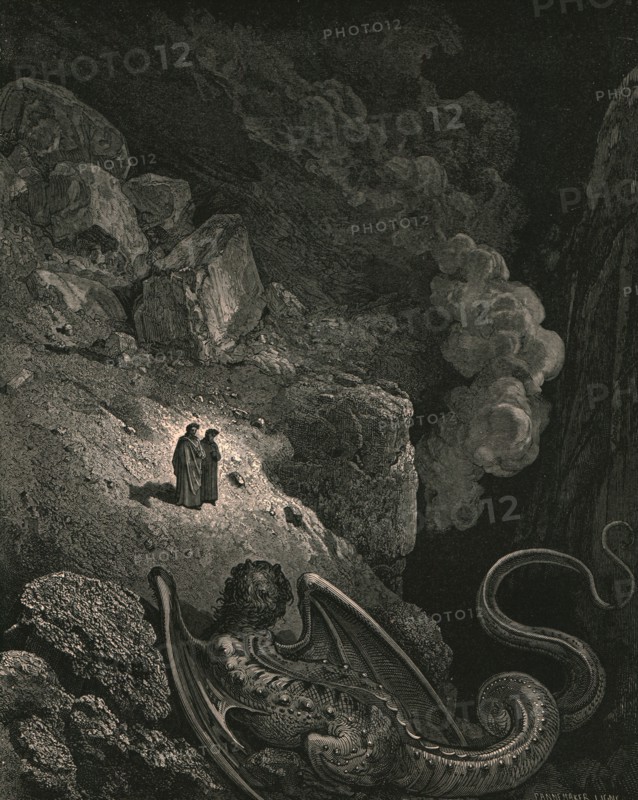 Forthwith that image vile of fraud appear'd'', c1890.