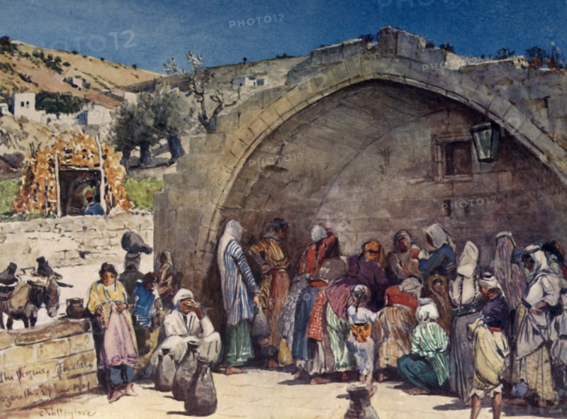The Fountain of the Virgin at Nazareth', 1902.